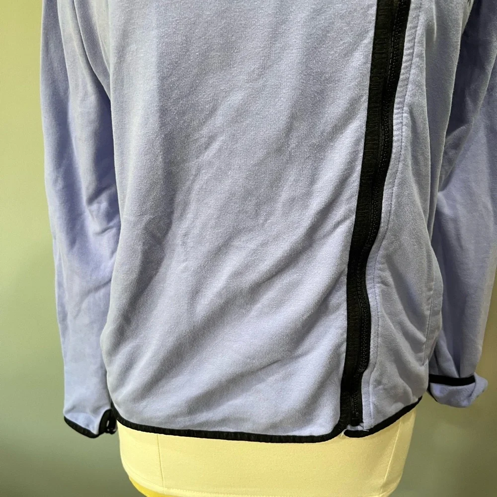 Victoria’s Secret PINK Asymmetrical‎ Full Zip Jacket Hoodie Lavender - Picture 4 of 9